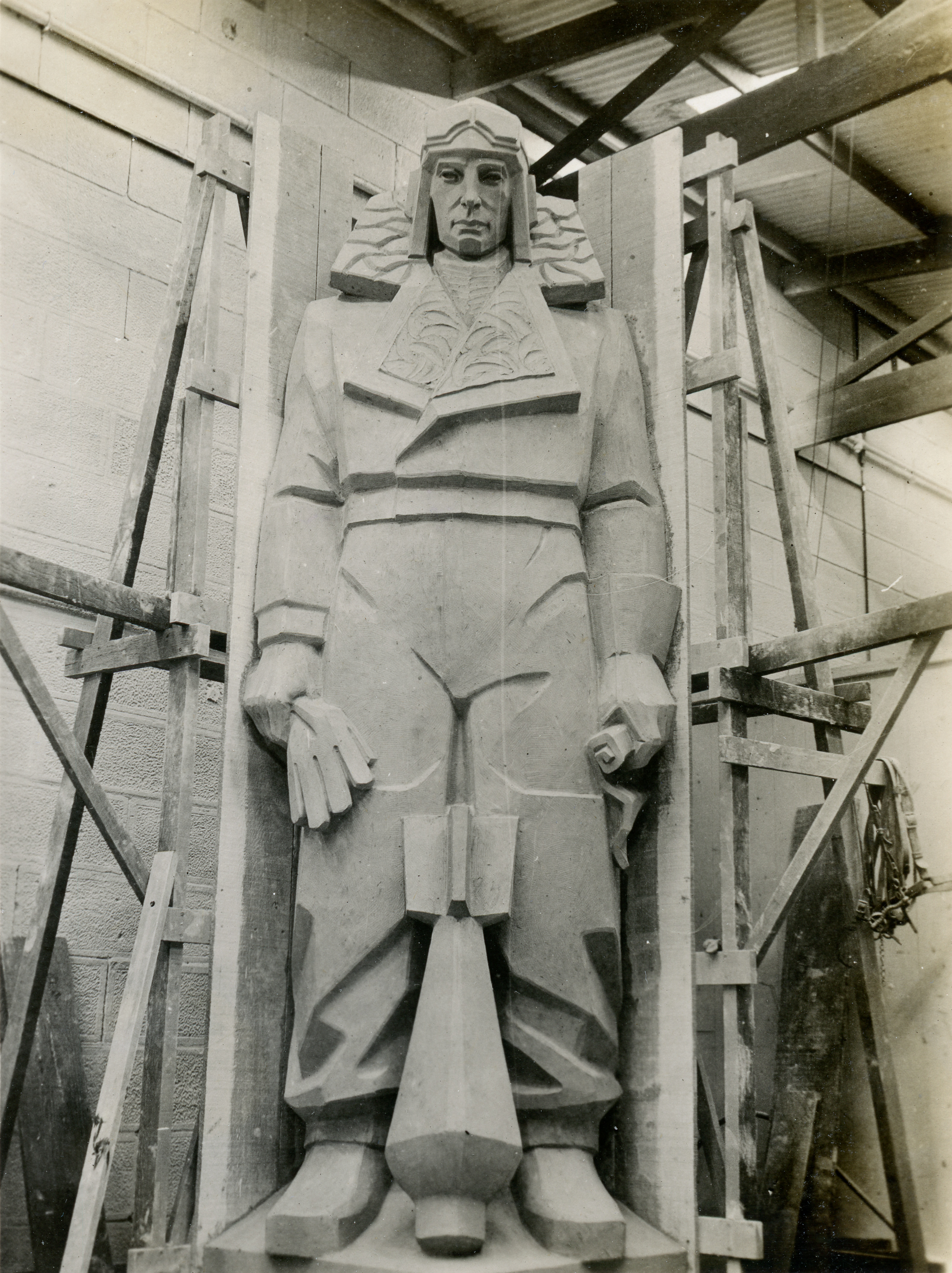 Air force officer before casting. Courtesy Sylvia Embling Archive