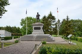 The Memorial stands above Péronne  which was captured on 31 August / 1 September 1918 