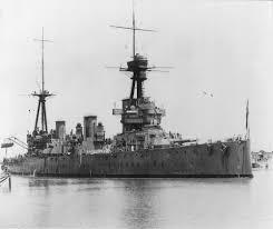 The battlecruiser HMAS Australia, flagship of the RAN and also flagship of the  2nd Battle Cruiser Squadron of the British Grand Fleet 1915-1918. Courtesy Navy.gov.au