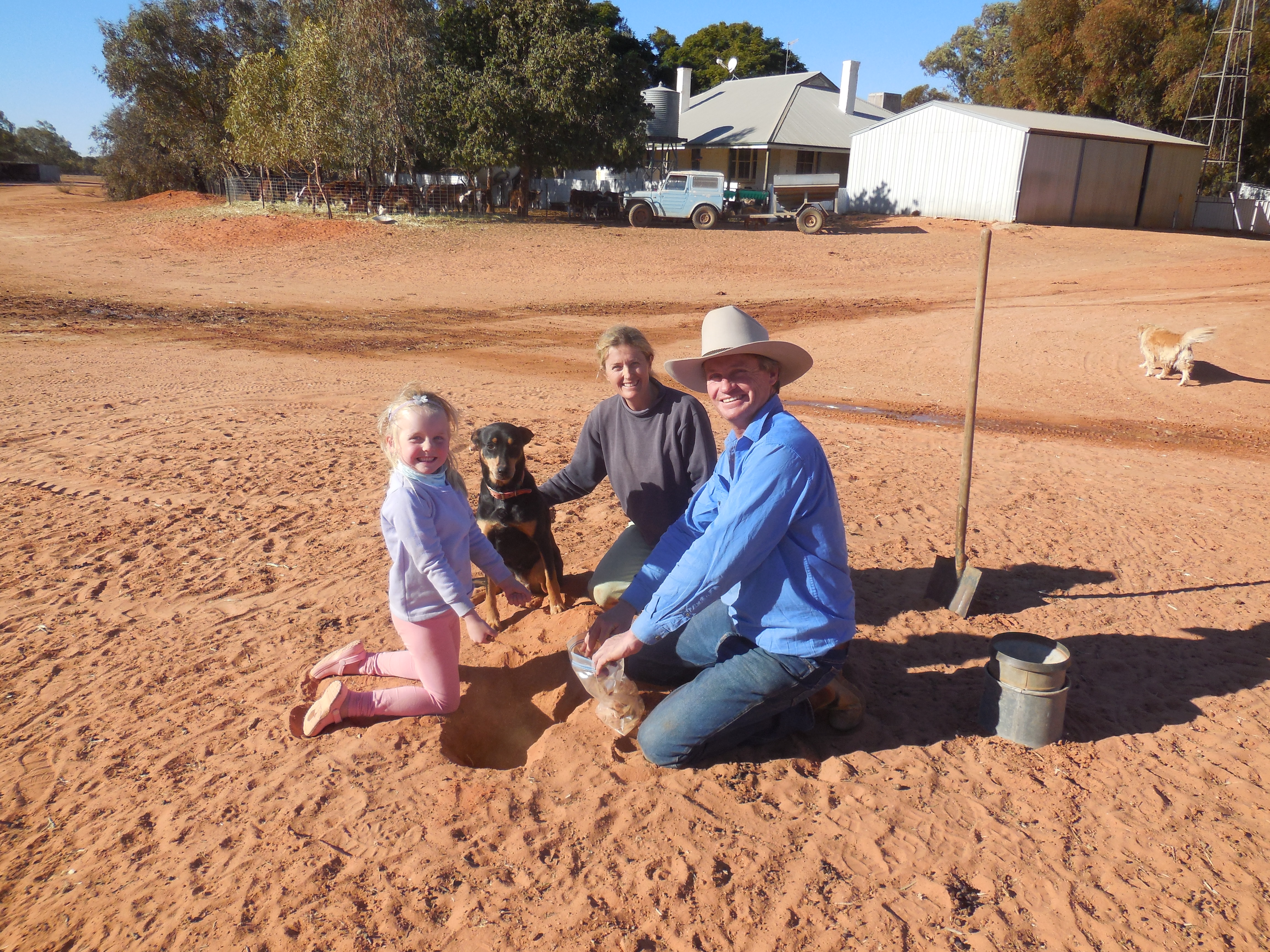 The Gall family at Langawirra Station